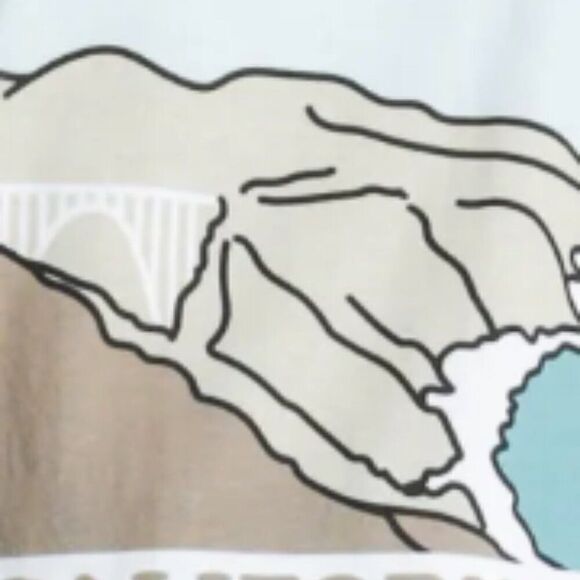 Charlie Holiday white Big Sur Oversized Boyfriend tee size xs size 2 NWT - Picture 7 of 14